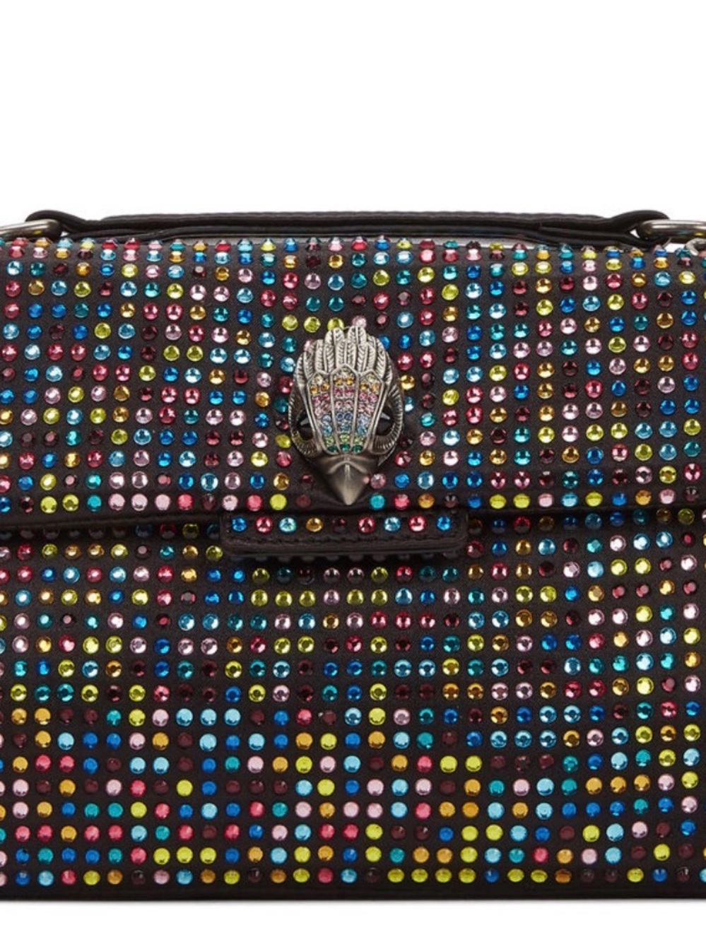 KURT GEIGER LONDON KENSINGTON MULTICOLOR CRYSTAL CROSSBODY